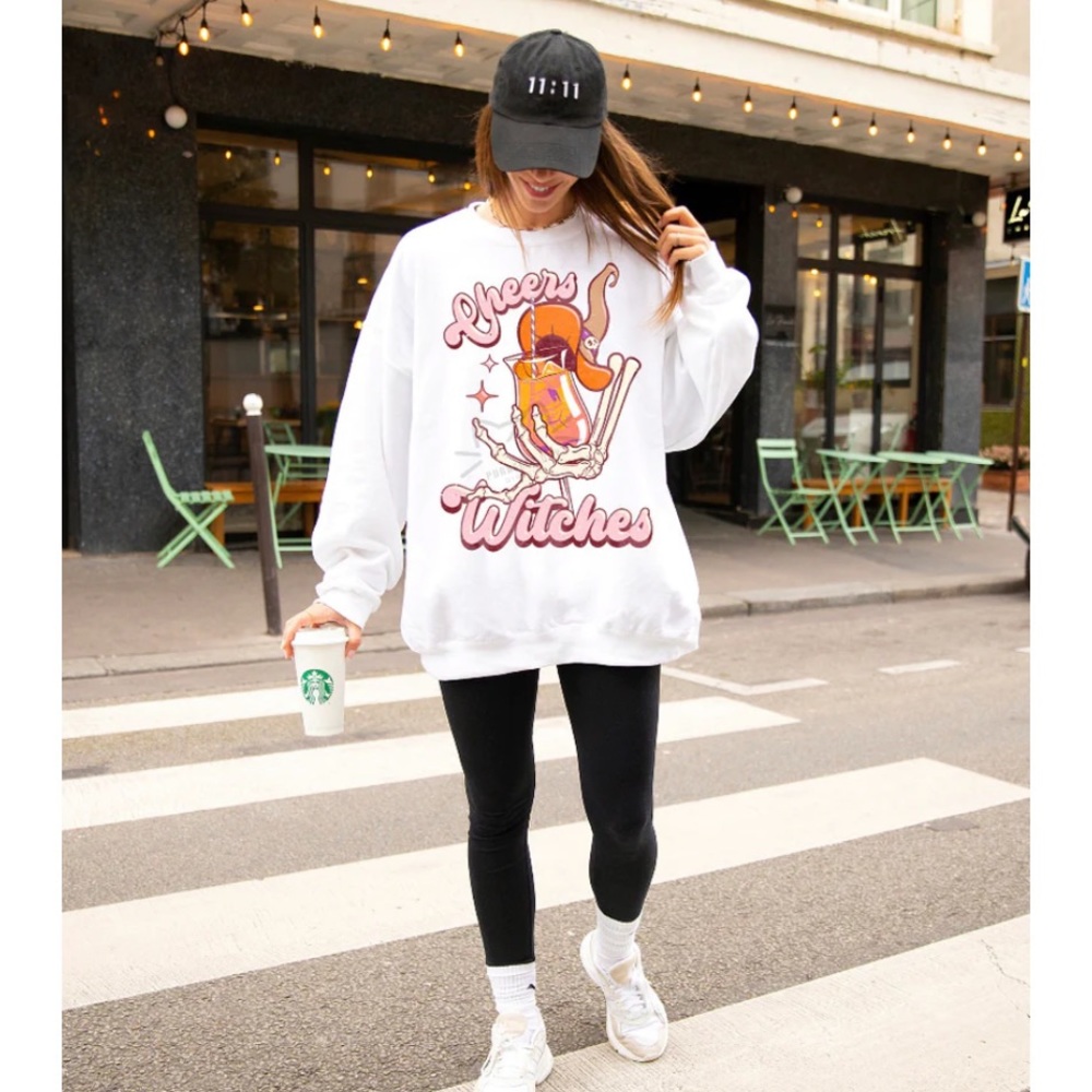 Halloween Cheers Witches Crew Neck🍹